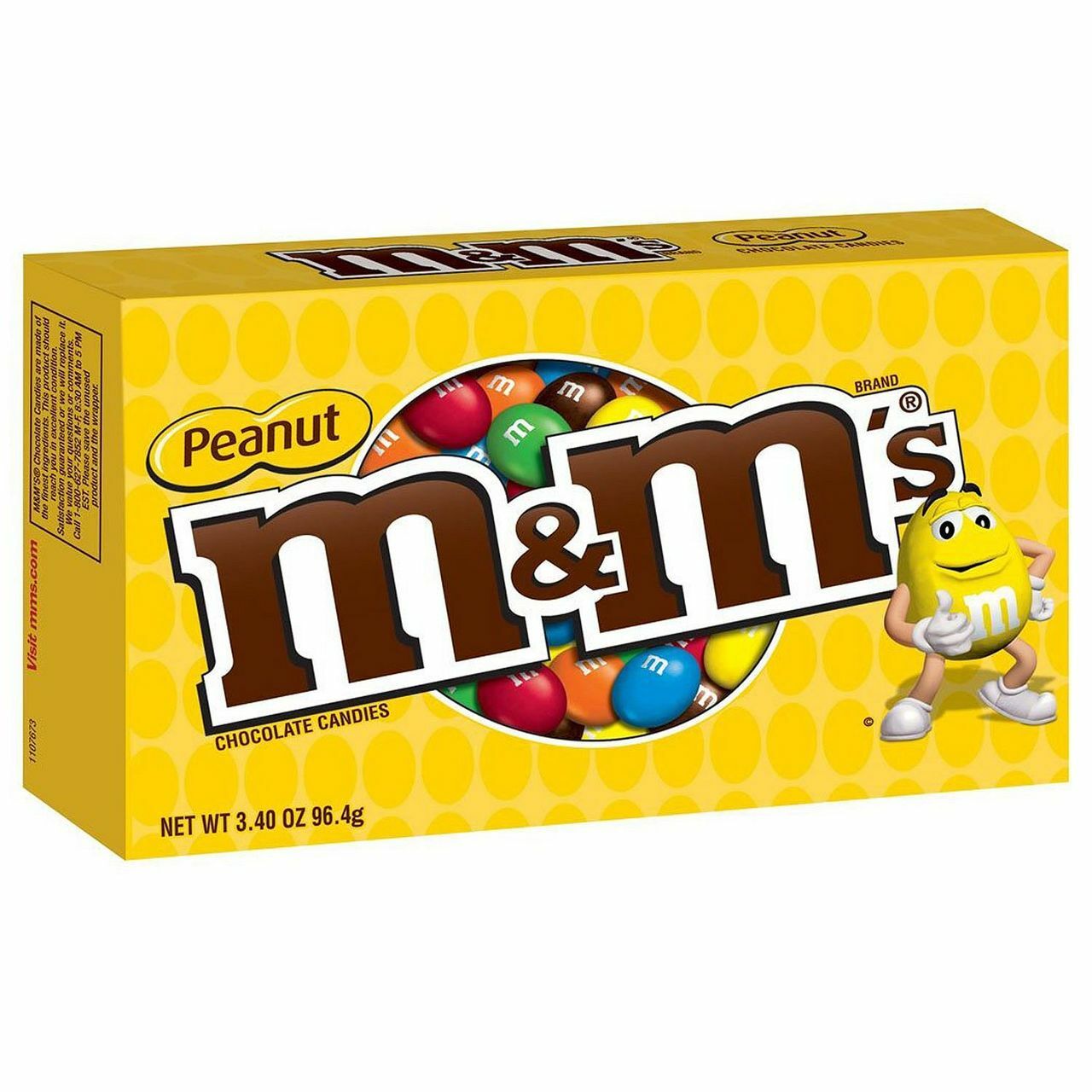 yellow m&m chocolate